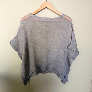 Elieen Fisher Linen Poncho Woman's XS